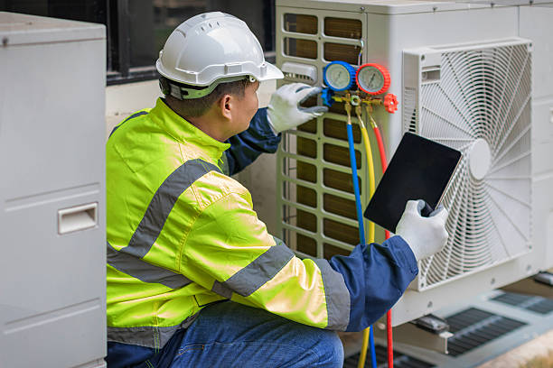 Professional Hvac technician working in Republic, PA